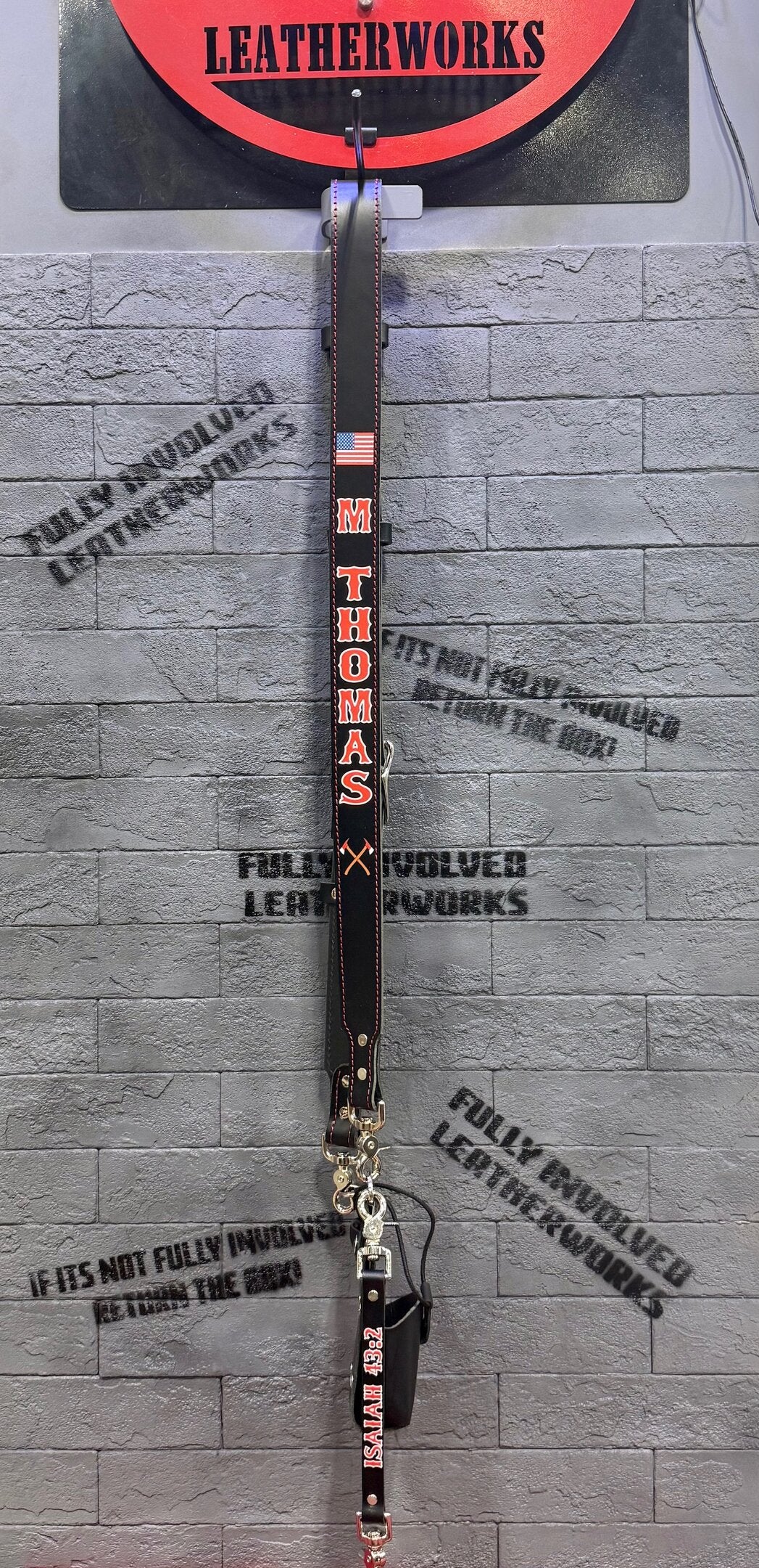 Black Flashover Graphix Radio Strap