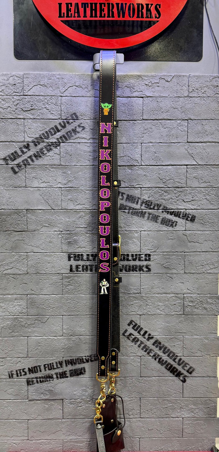 Black Flashover Graphix Radio Strap