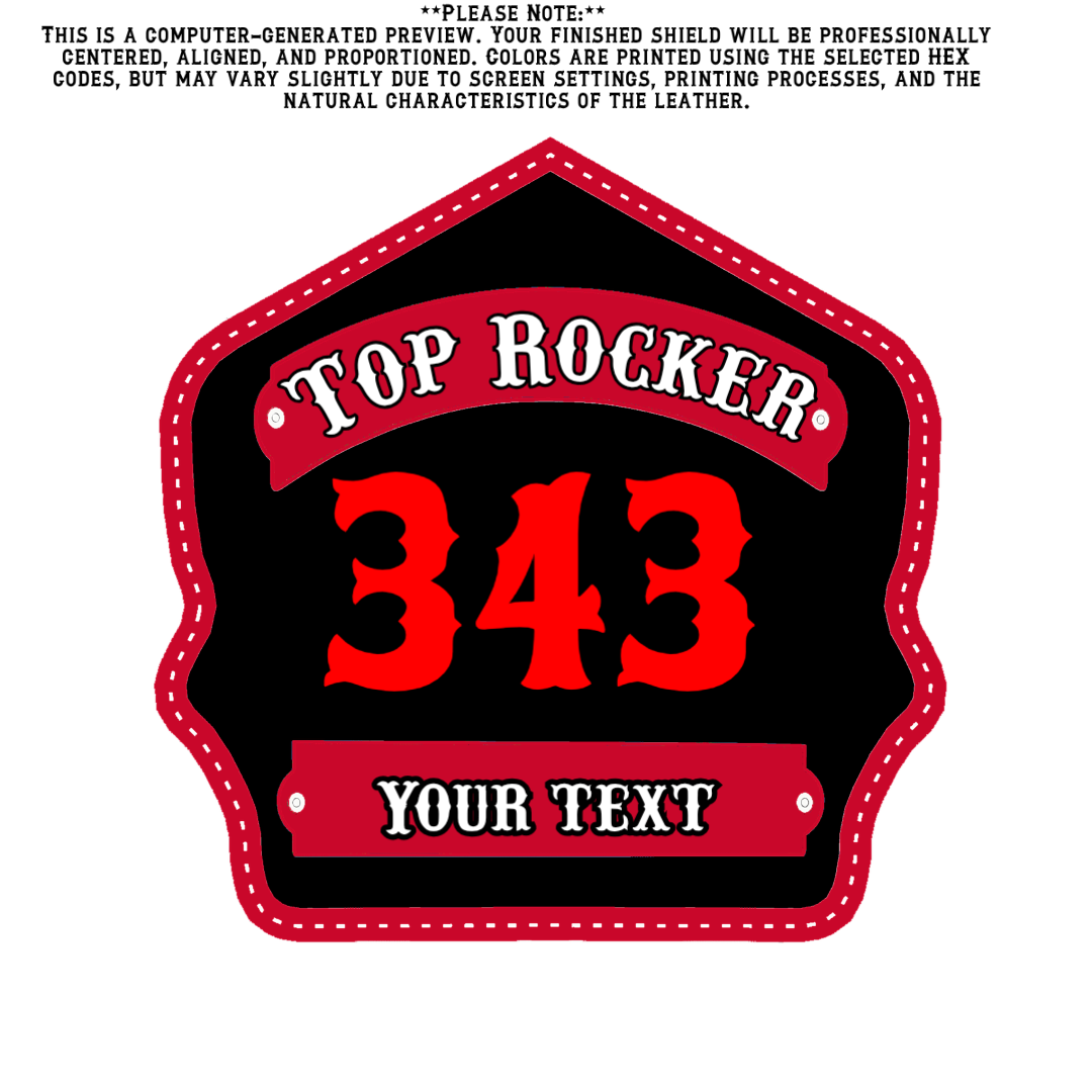 Flashover Graphix Custom Shield - Built by firefighters. Designed by you.