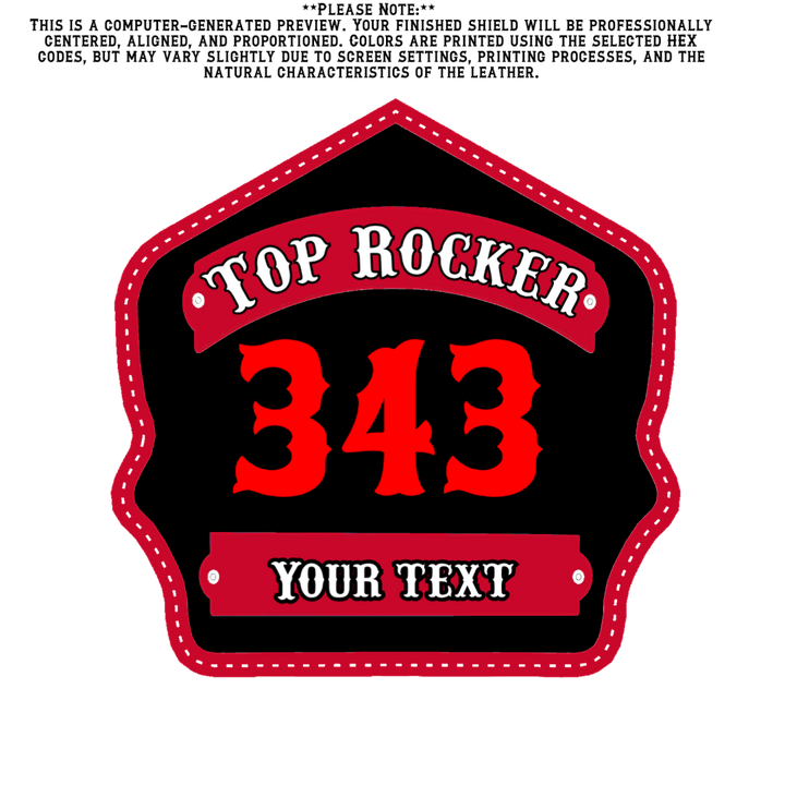 Flashover Graphix Custom Shield - Built by firefighters. Designed by you.