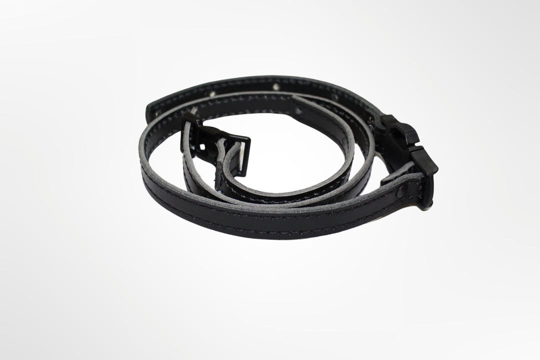 Stitched Leather Fire Helmet Chin Strap