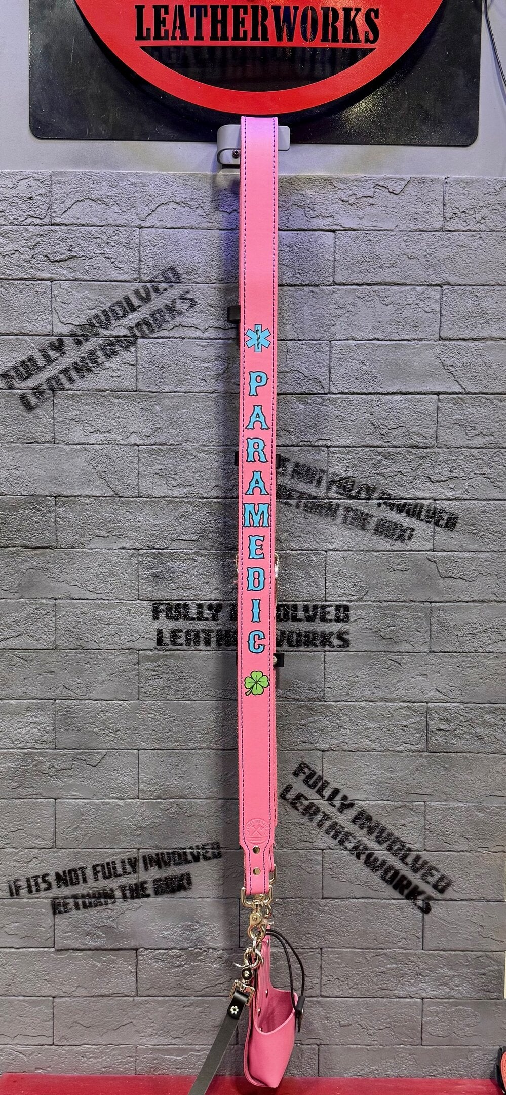 Pink Flashover Graphix Radio Strap