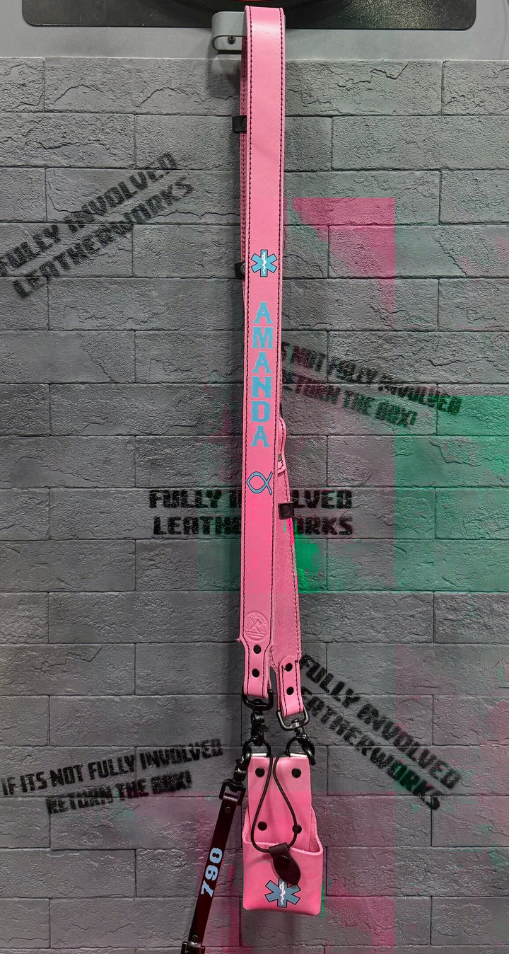Pink Flashover Graphix Radio Strap