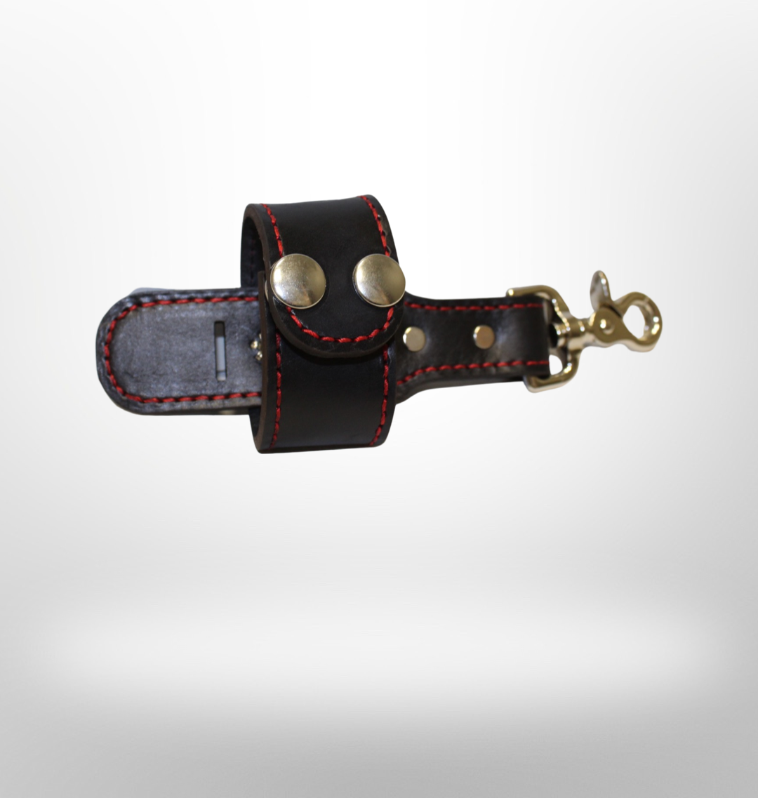 Leather Firefighter 90 Degree Flashlight Strap