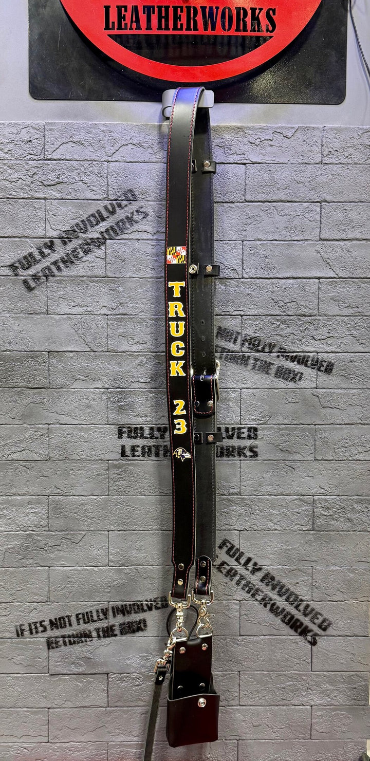 Black Flashover Graphix Radio Strap