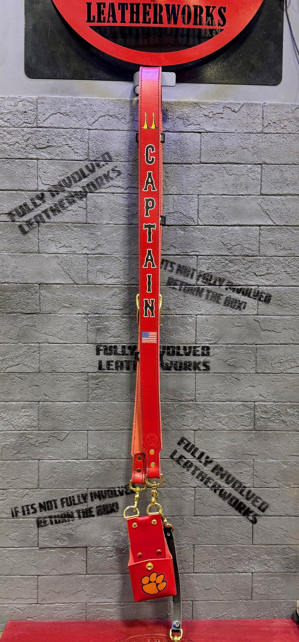 Red Flashover Graphix Radio Strap