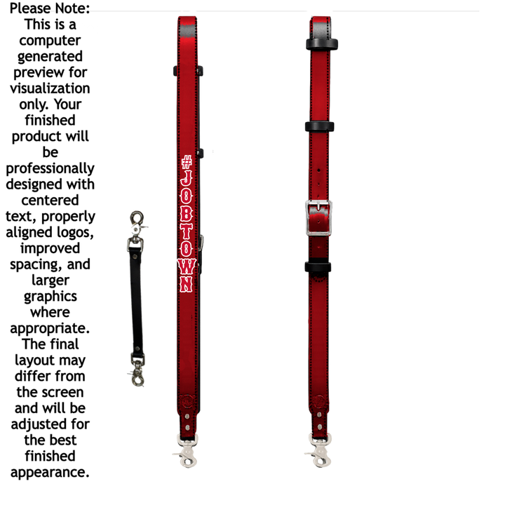 Red Flashover Graphix Radio Strap