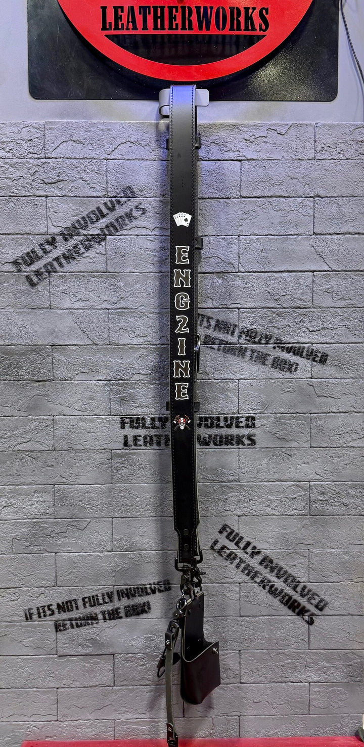 Black Flashover Graphix Radio Strap
