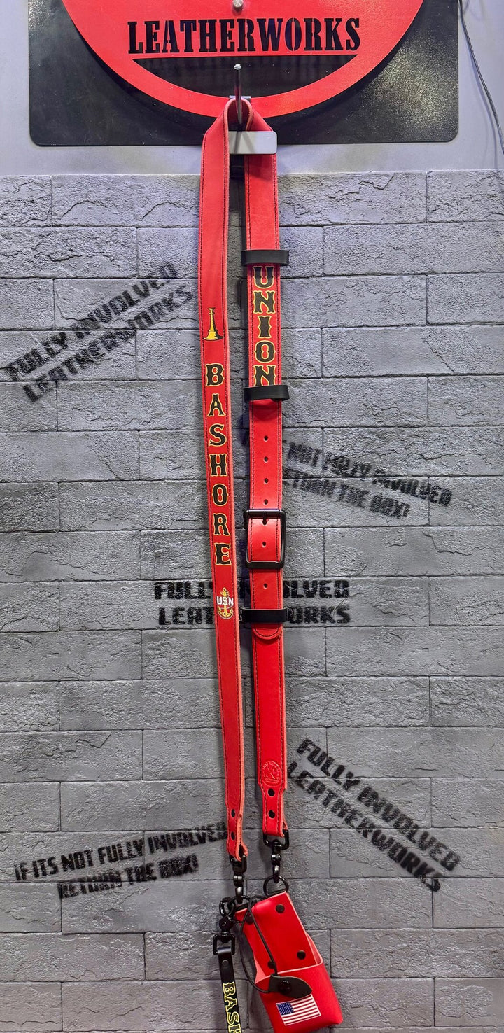 Red Flashover Graphix Radio Strap