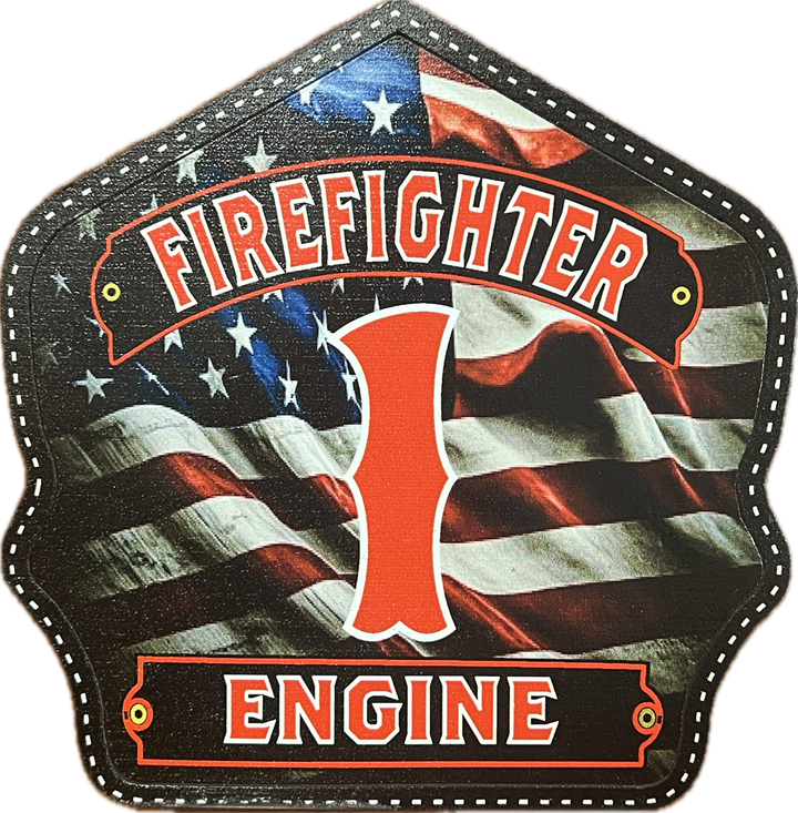 Flashover Graphix American Flag Custom Shield