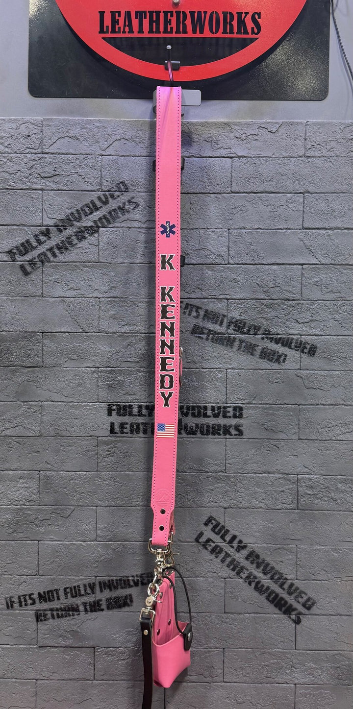 Pink Flashover Graphix Radio Strap
