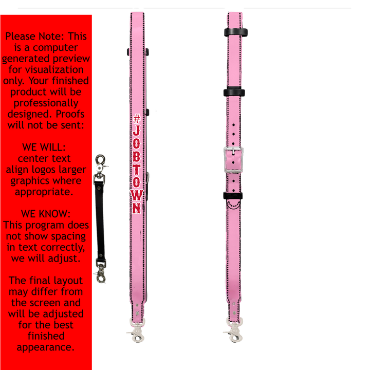 Pink Flashover Graphix Radio Strap